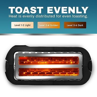 Elite 4-Slice Stainless Steel Digital Toaster