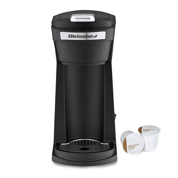 Elite Gourmet Single Serve Personal Coffee Maker with Mug 