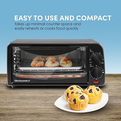 Elite 2-Slice Toaster Oven