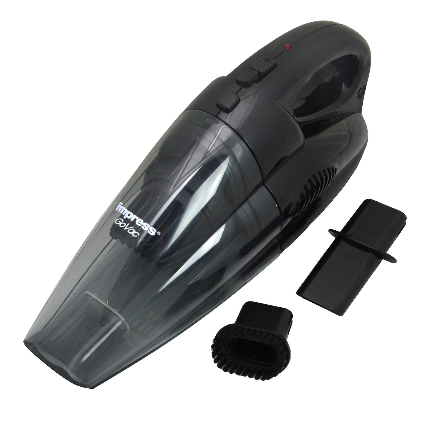 Ionvac Turbo Car VAC, Compact Cordless Handheld Vacuum Cleaner for Car and Travel, Black