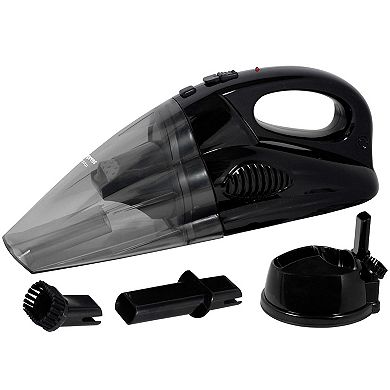Impress GoVac Rechargeable Deluxe Handheld Vacuum with Base- Black