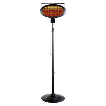 Optimus Garage-Outdoor Floor Standing Infrared Patio Heater with Remote