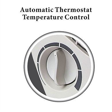 Optimus Portable Fan Heater with Thermostat