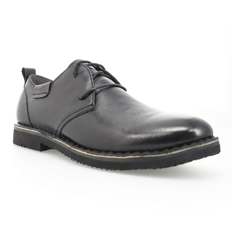 UPC 195040000193 product image for Propet Finn Men's Leather Dress Shoes, Size: 8 XXW, Black | upcitemdb.com