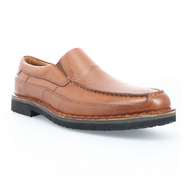 NEW in Box!! Propet Flynn Slip On Moc Toe Dress Men\'s Brown Dress Shoes US 9.5 Propet Mens Flynn Slip On Moc Toe Dress Dress Shoes - Brown main image 3