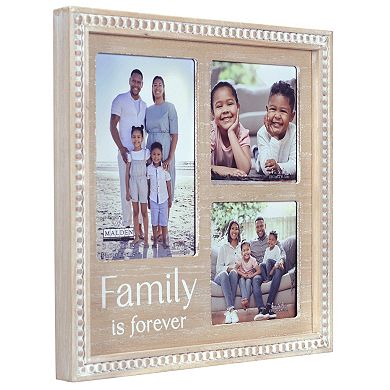 Malden 3-Opening Family Beaded Collage Frame