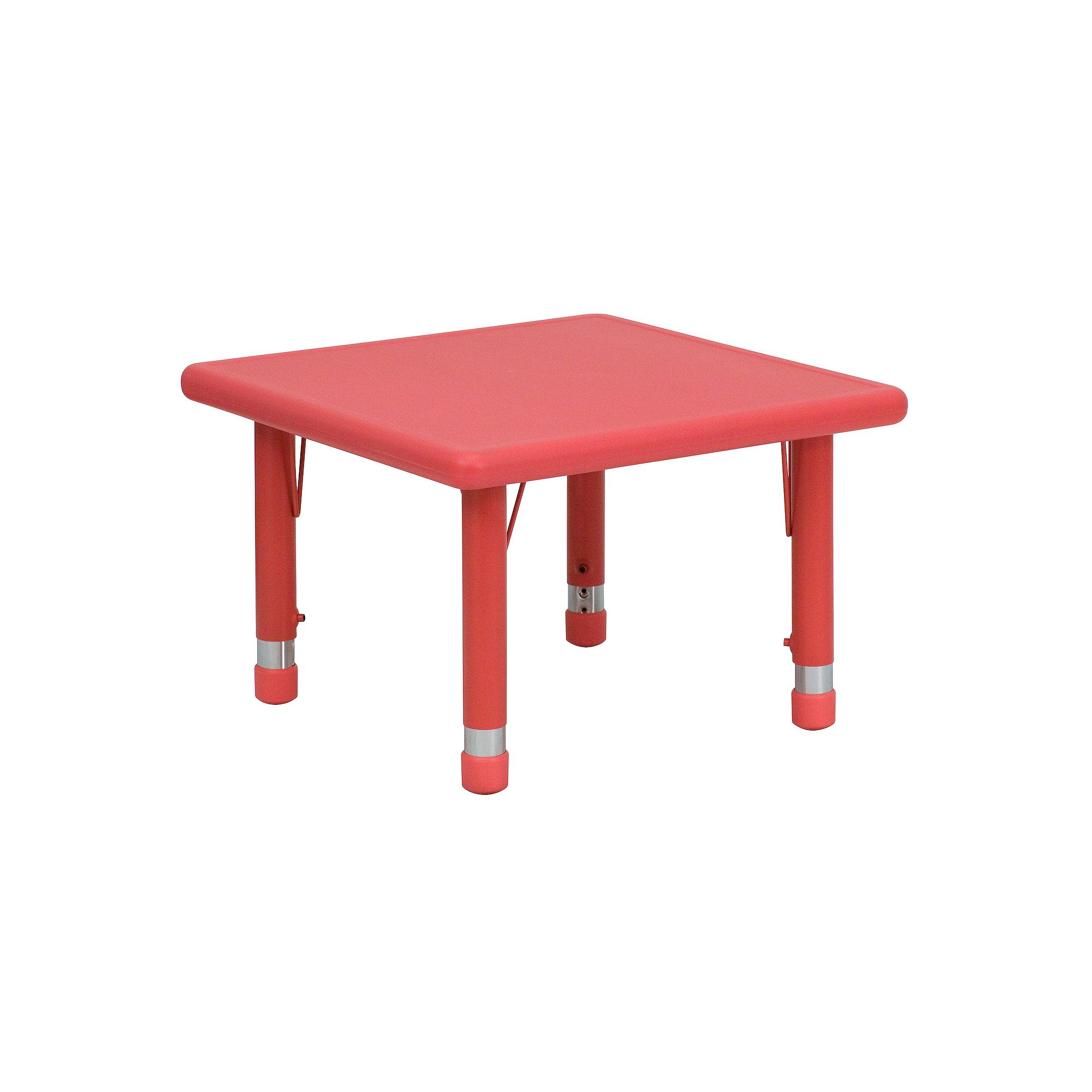 Kids Flash Furniture Wren Square Adjustable Activity Table, Red