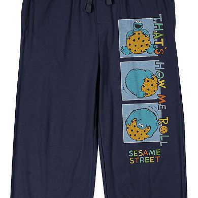 Men's Sesame Street Roll Pajama Pants