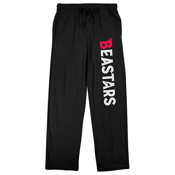 Men's Beastars Logo Black Sleep Pants