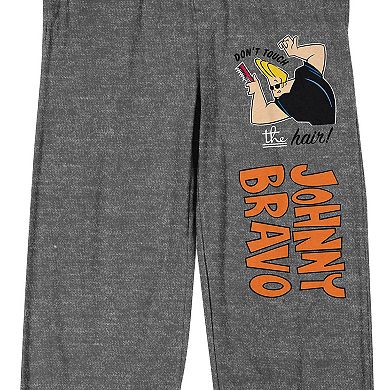 Men's Johnny Bravo Don't Touch The Hair Pajama Pants