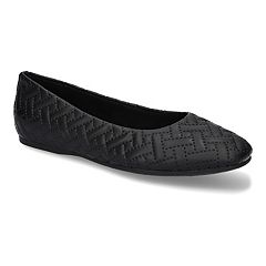 kohls white flats