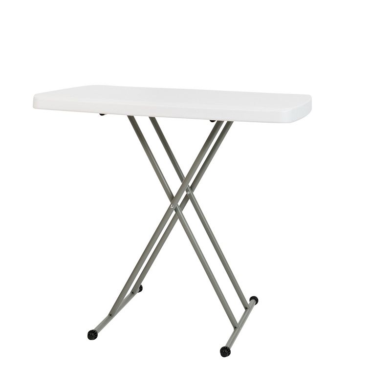 65746321 Flash Furniture Elon Adjustable Folding Table, Whi sku 65746321