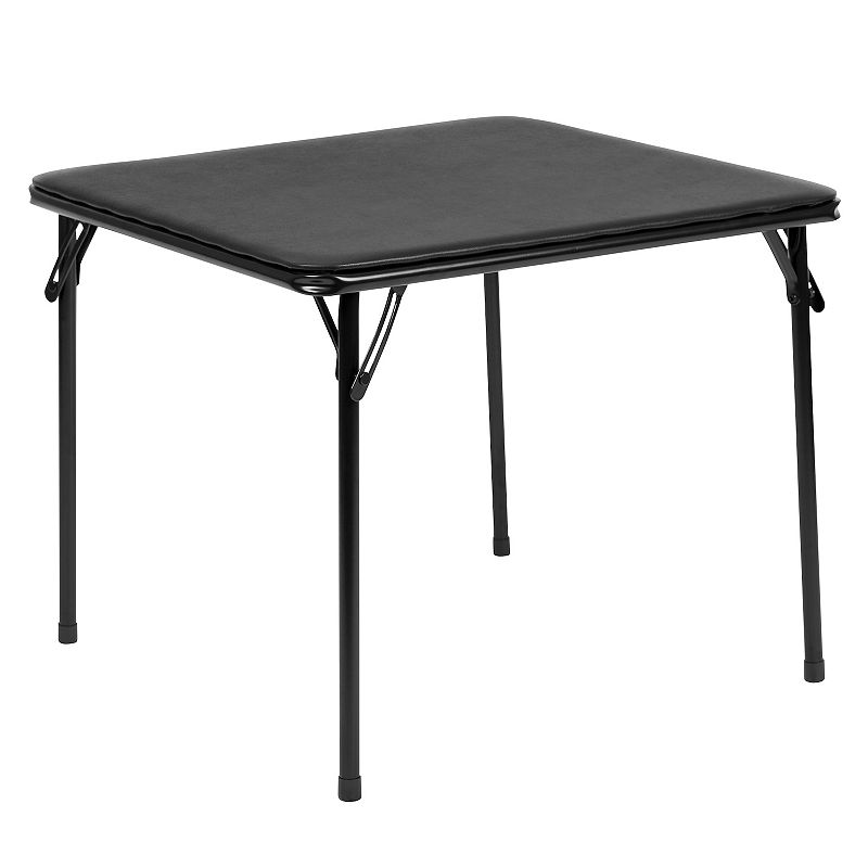 Flash Furniture Mindy Kids Folding Table, Black