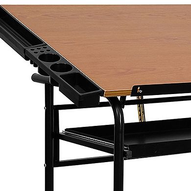 Flash Furniture Swanson Adjustable Drawing & Drafting Table