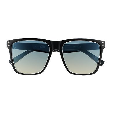 Men's Sonoma Goods For Life® 54mm Square Blue Gradient Lens Sunglasses