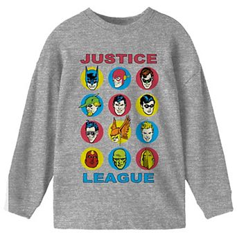 Boys 8-20 Justice League Vintage Long-Sleeve Tee