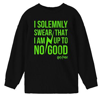 Boys 8-20 Harry Potter I Solemnly Long-Sleeve Tee