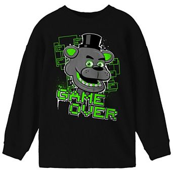 Boys 8-20 Five Nights at Freddy's Neon Long-Sleeve Tee