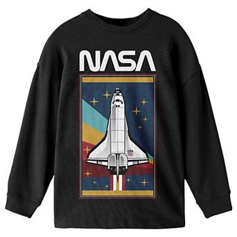Boys 8-20 NASA Rocket Launching Long-Sleeve Tee