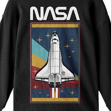 Boys 8-20 NASA Rocket Launching Long-Sleeve Tee
