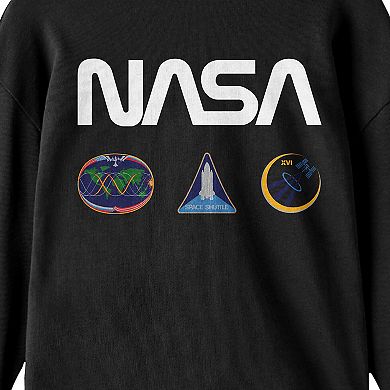Boys 8-20 NASA Logo Patches Long-Sleeve Tee