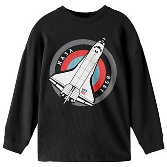 Boys 8-20 NASA Space Shuttle 1958 Long-Sleeve Tee