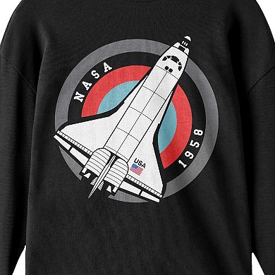 Boys 8-20 NASA Space Shuttle 1958 Long-Sleeve Tee