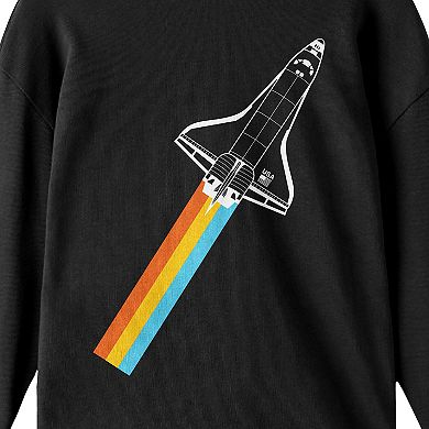 Boys 8-20 NASA Rocket Rainbow Flight Long-Sleeve Tee
