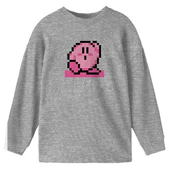 Boys 8-20 Kirby Pixel Long-Sleeve Tee