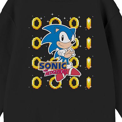 Boys 8-20 Sonic The Hedgehog Golden Rings Long-Sleeve Tee