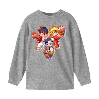 Boys 8-20 Chibi Street Fighter Classic Long-Sleeve Tee