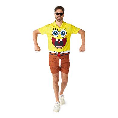 Men's SpongeBob Shirt And Short Set