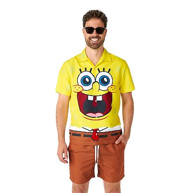 Men's SpongeBob Shirt And Short Set