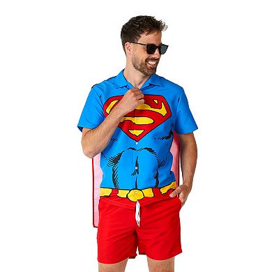 Men's Superman Shirt And Short Set