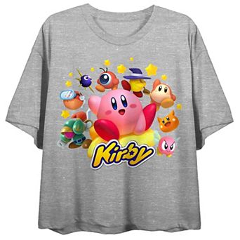 Juniors' Kirby Crop Graphic Tee