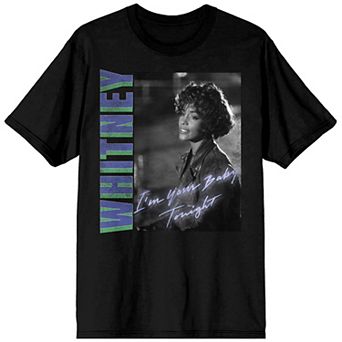 Juniors' Whitney Houston Baby Graphic Tee