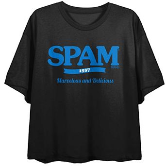 Juniors' Spam Brand 1937 Crop Graphic Tee