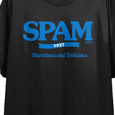 Juniors' Spam Brand 1937 Crop Graphic Tee