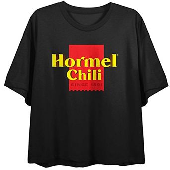Juniors' Hormel Chili 1891 Crop Graphic Tee