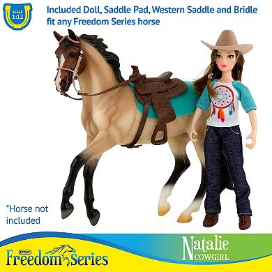 Reeves International Breyer Freedom Series Classics Natalie Cowgirl Doll & Accessory Set