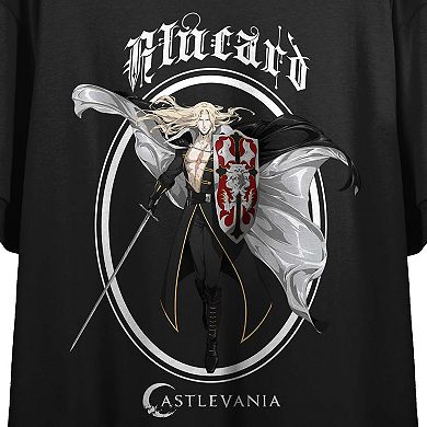 Juniors' Castlevania Alucard Crop Graphic Tee