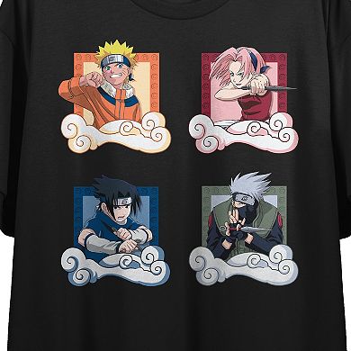 Juniors' Naruto Crop Graphic Tee