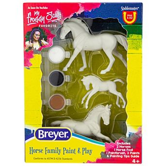 Breyer Horses Stablemates Horse Family Paint & Play 5 pc Set