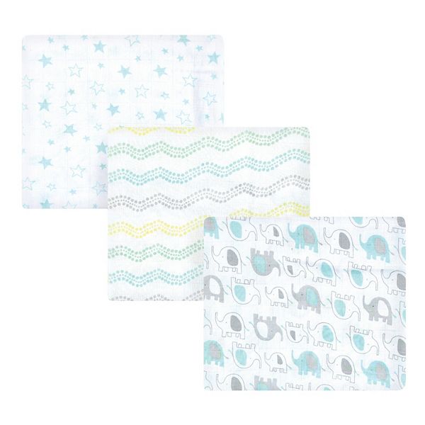 Luvable Friends Unisex Baby Muslin Cotton Swaddle Blanket, Basic