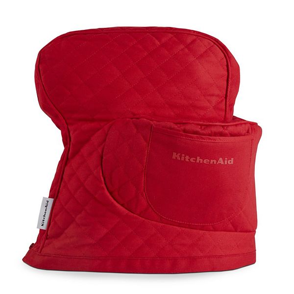 KitchenAid Quilted Fitted Tilt-Head Stand Mixer Cover Single Pack, Passion Red