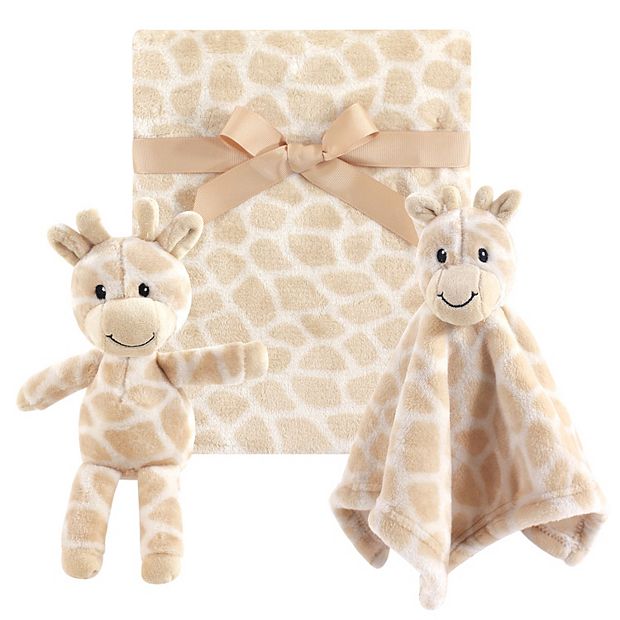 Hudson Baby Infant Plush Blanket Security Blanket and Toy Set