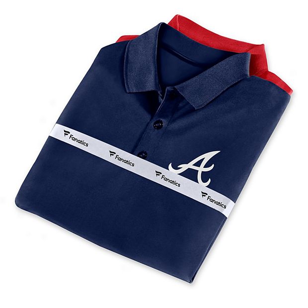 Men's Fanatics Branded Navy/Red Atlanta Braves Polo Combo Set