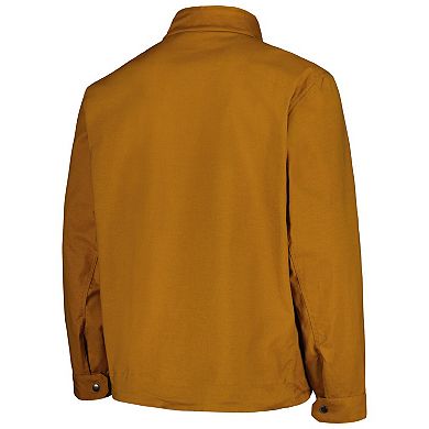 Men's Dunbrooke Tan Indianapolis Colts Journey Workwear Tri-Blend Full-Zip Jacket