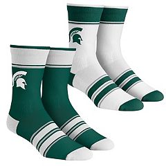 Men's Rock Em Socks Clemson Tigers Core Team 2-Pack Quarter Length Sock Set