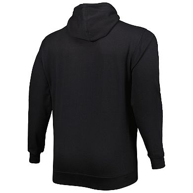 Men's Black Golden State Warriors Big & Tall Heart & Soul Pullover Hoodie